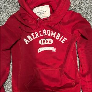 Abercrombie & Fitch Red Hoodie